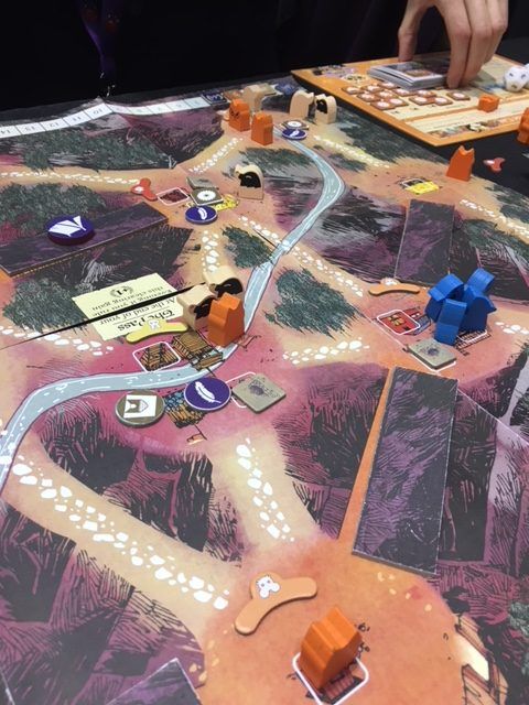 Root: The Underworld Expansion - game in session on the mountain map