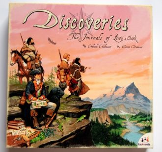 Figure 1: Front of the box (Discoveries: The Journals of Lewis & Clark)