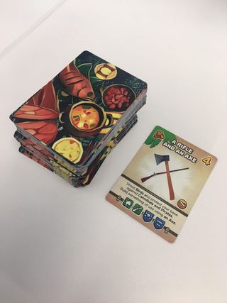 drawing cards from the deck