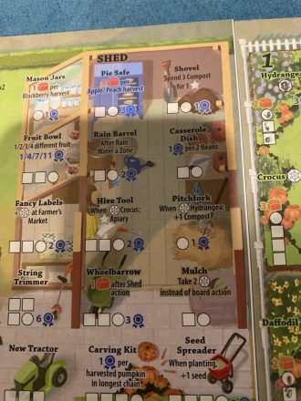Shed actions in Three Sisters