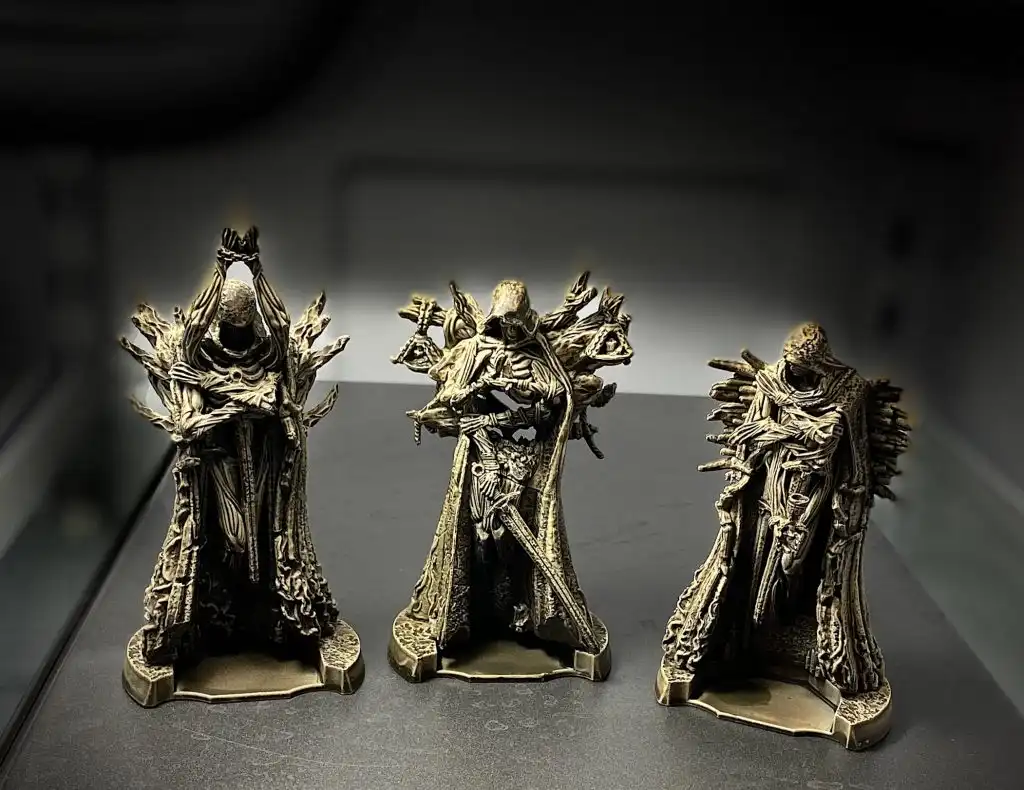 Tainted Grail: The Fall of Avalon, the three Menhir miniatures
