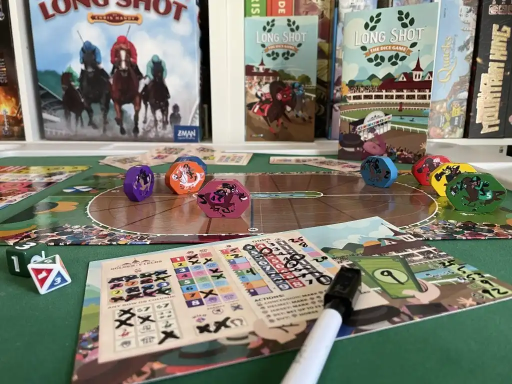 full table view of Long Shot: The Dice Game